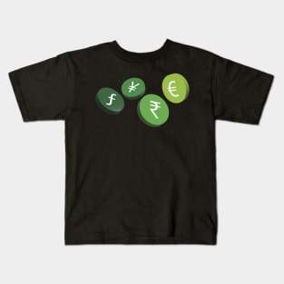 FIRE | Financial Independence, Retire Early | Tokens Kids T-Shirt